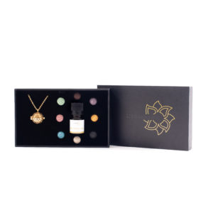 Set Collier AromaFlower Doré et synergie