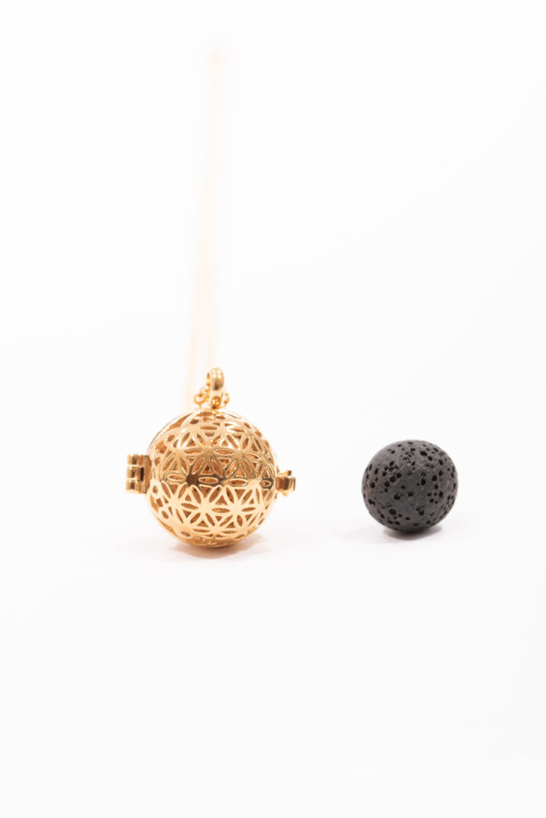 Set Collier AromaFlower Doré et synergie – Image 2