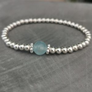 Silver & Aigue-marine