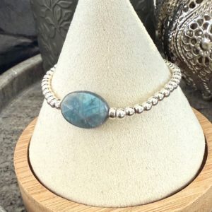 Fancy Labradorite & silver