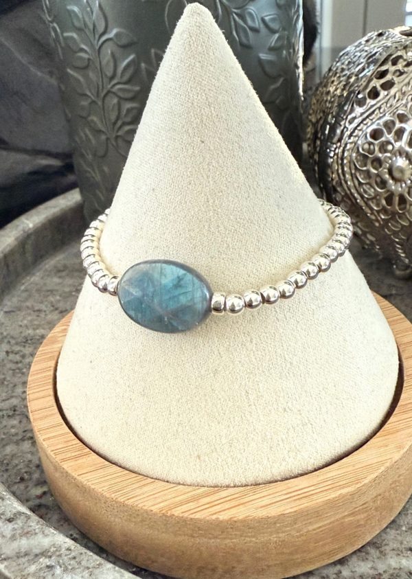 Fancy Labradorite & silver